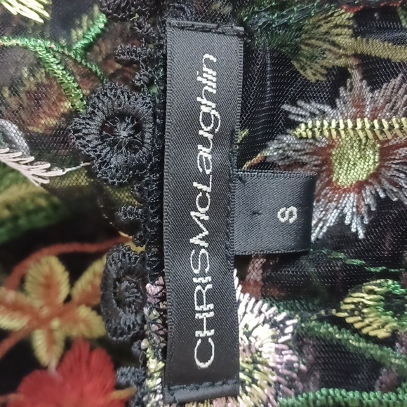 Chris McLaughlin Sheer Embroidered Shrug - Picture 8 of 10
